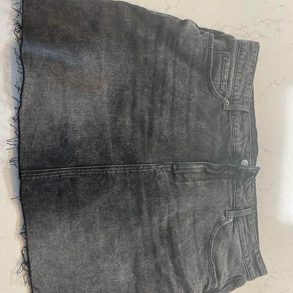 Black denim skirt size 14 never worn- OLD NAVY